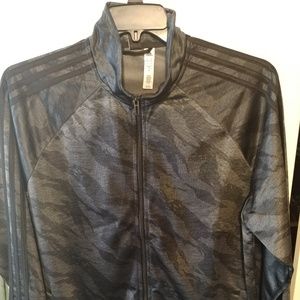 New Adidad Camo Classic Track Top- Size Large